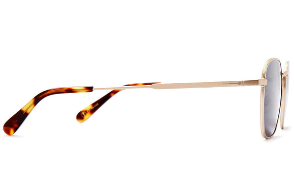 The Groove Pilot / Brushed Gold & Tortoise Bio & Polarised Grey Lens - Shade Files